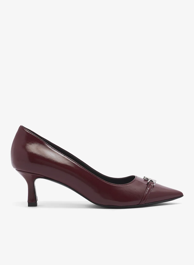 VALENTINO BY MARIO VALENTINO Bow Detail Pointed toe mid heel Pums